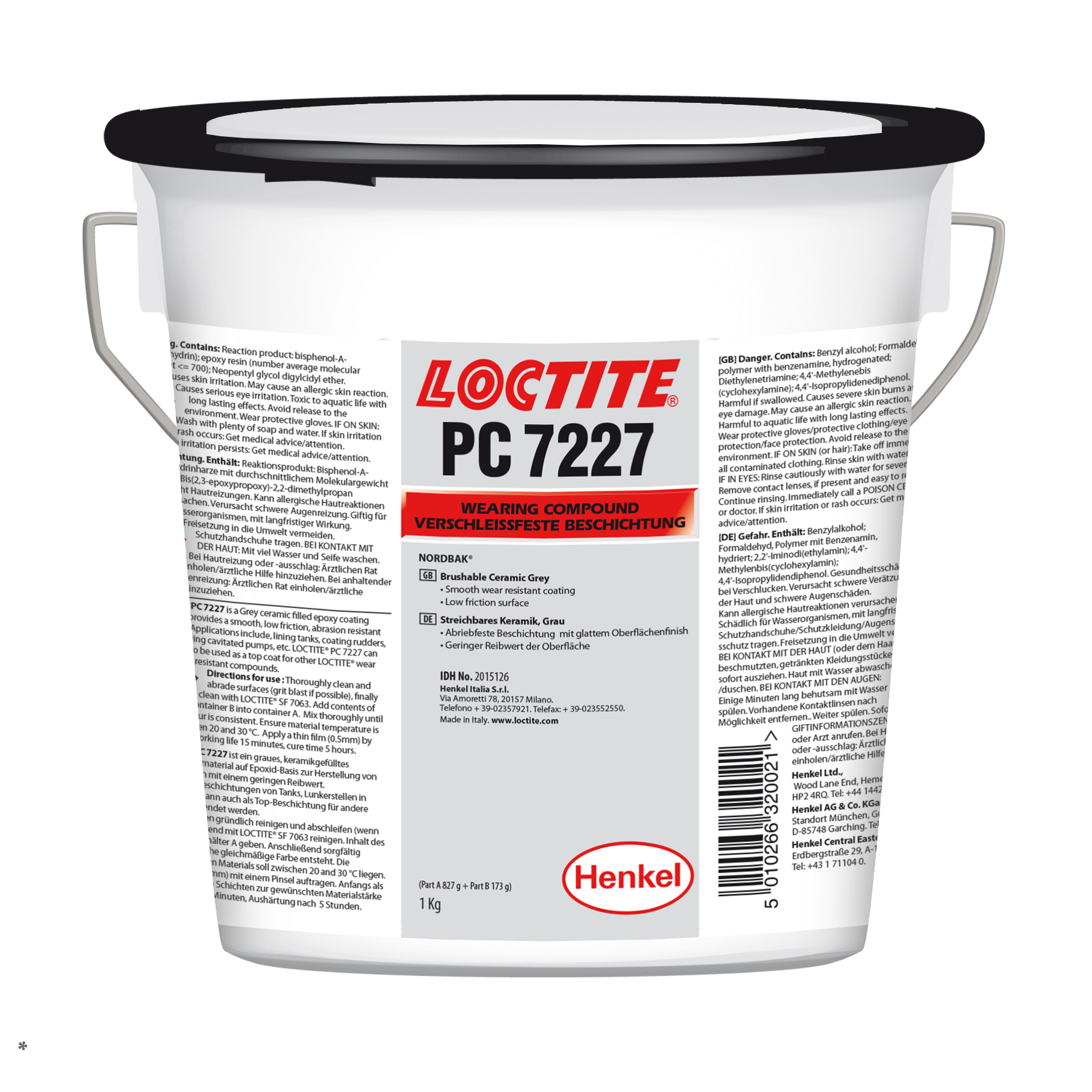 LOCTITE PC 7227         1 kg LOCTITE PC 7227         1 kg Ecsetelhető kerámia (szürke) - alapozónak is