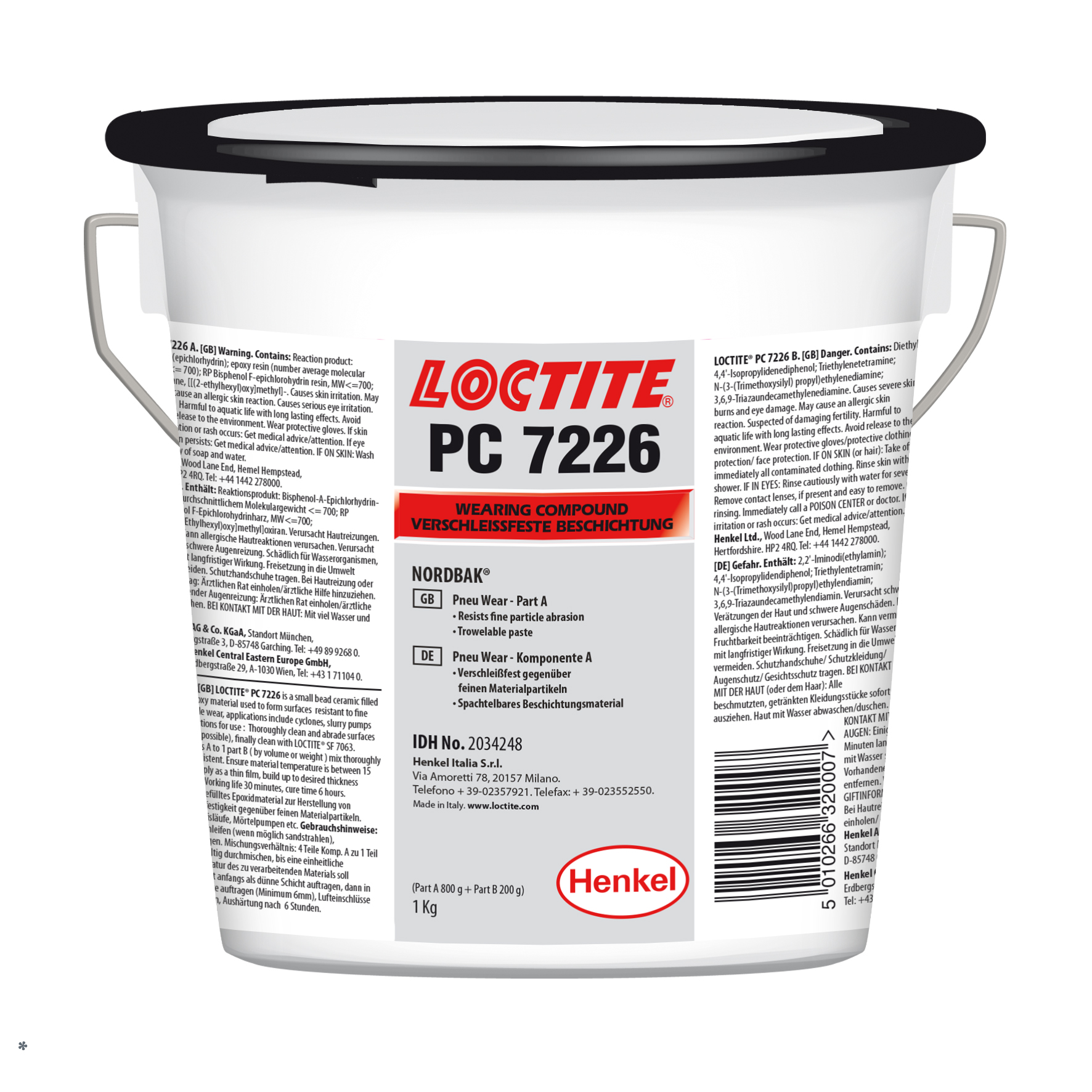 LOCTITE PC 7226         1 kg LOCTITE PC 7226         1 kg Kopásálló paszta kis szemcsével