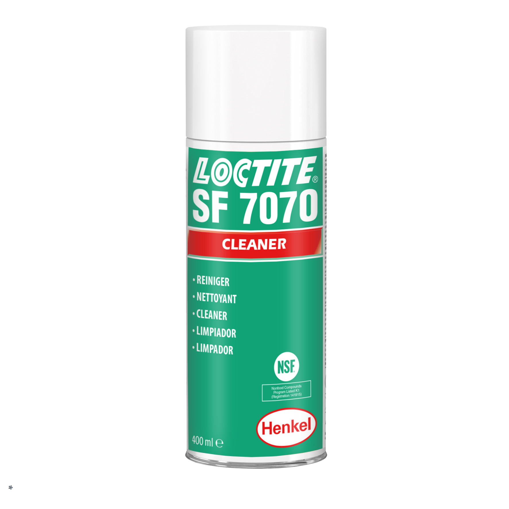 LOCTITE SF 7070         400 ml LOCTITE SF 7070         400 ml Ragasztás előtti tisztító, CFC mentes, műanyagokhoz is (aeroszol)