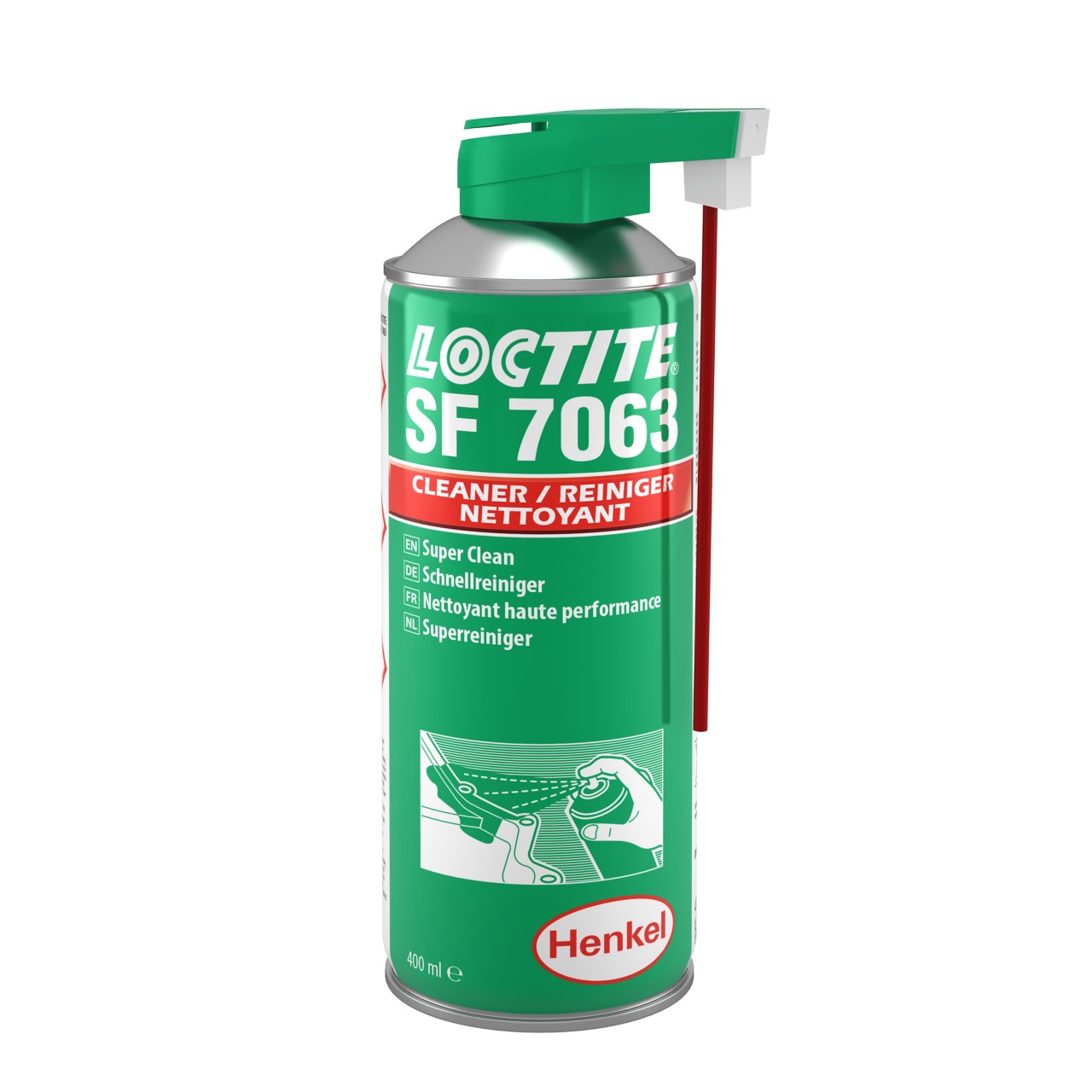 LOCTITE SF 7063         400 ml LOCTITE SF 7063         400 ml Ragasztás előtti tisztító műanyagokhoz is (aeroszol)