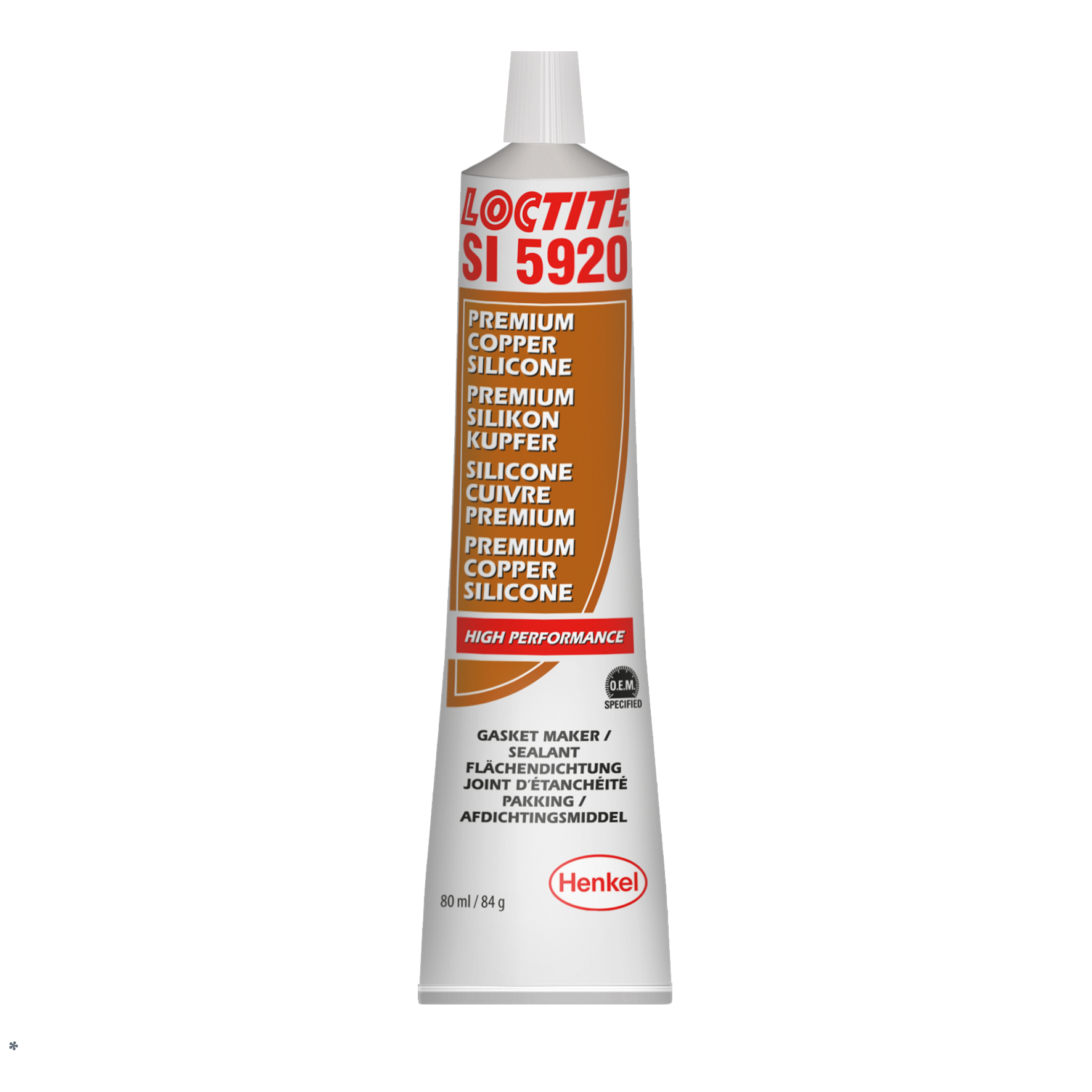 LOCTITE SI 5920         80 ml LOCTITE SI 5920         80 ml Szilikon felülettömítő, nagy hőállóságú, oxim bázisú, semleges, rézszínű