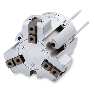 MHSL3-80D MHSL3-80D SMC Párhuzamos megfogó, 3-ujjas, átm. 80mm  hosszú löketű - MHSL3