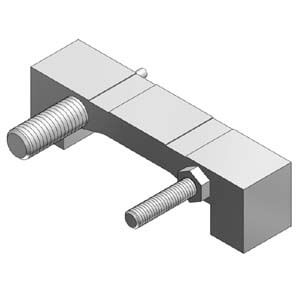MY3B-A40H2 MY3B-A40H2 SMC Lökethatároló egység MY3B*-hez, átm. 40  MY3B, Tartozék, lökethatároló